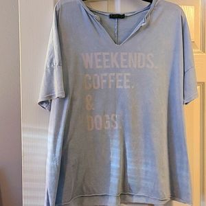 Graphic, vintage v neck women's t-shirt